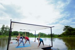  Museflower Retreat & Spa Chiang Rai.yoga class, best affordable wellness yoga spa retreats Thailand
